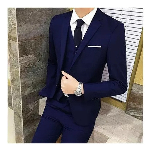 Traje Formal Profesional De Tres Piezas Para Hombre