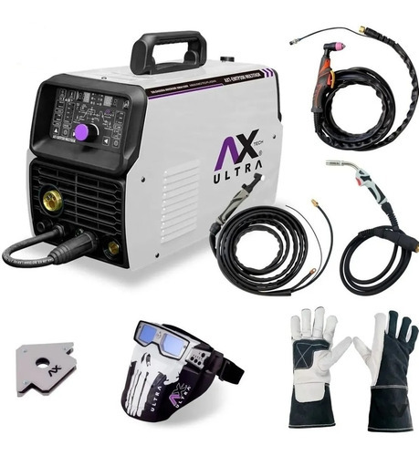 Soldador Inversor 200a Plasma/electrodo/tig/microalambre Axt Color Gris Frecuencia 60