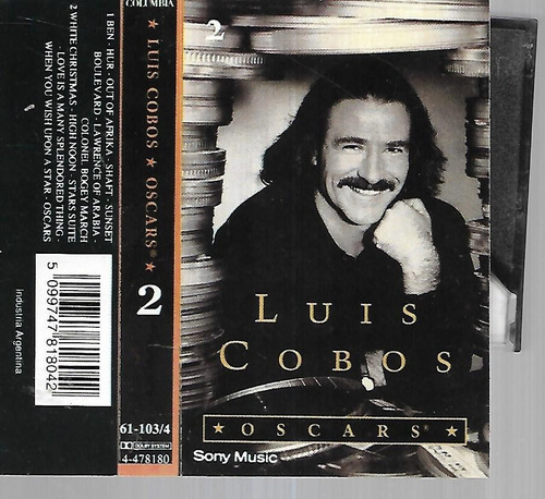 Luis Cobos Album Oscars Cassette 2 Sello Sony Music Nuevo