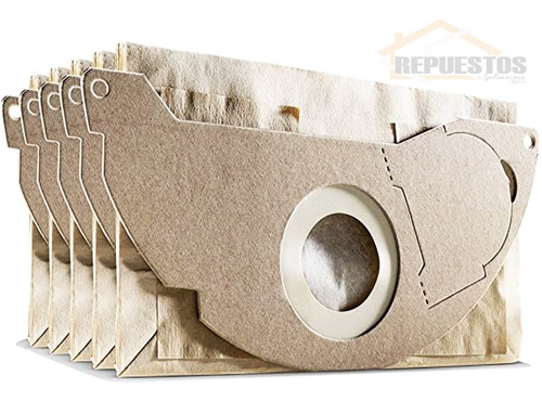 Imagen 1 de 3 de Bolsas Filtro Papel Aspiradora Karcher Wd2.250/wd200 A2004