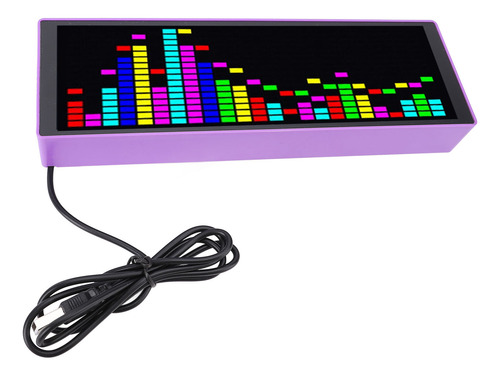 Analizador De Pantalla De Espectro Musical 16x24 Rgb 12 Dyna