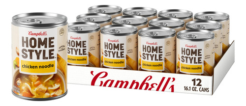 Campbell's Homestyle Sopa De Fideos Con Pollo, Lata De 16.1 