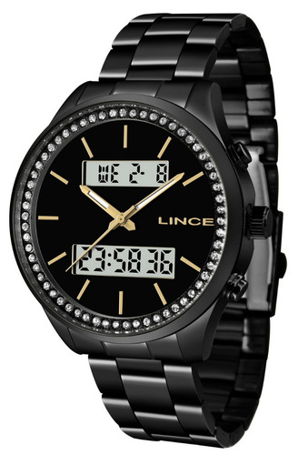Relogio Lince Feminino Anadigi Lan4591l P1px Preto