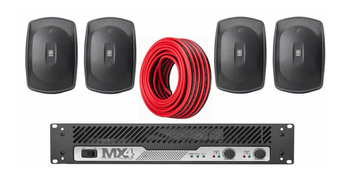 Bocinas Yamaha Ns-aw390 Con Amp Mx4 Y Cable De Regalo