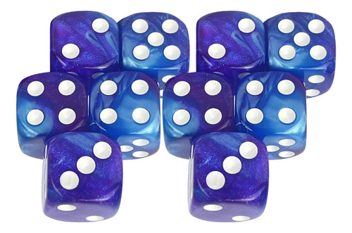 10 Uds. Juego De Dados De Dibujos Animados D6 Juego De Mesa
