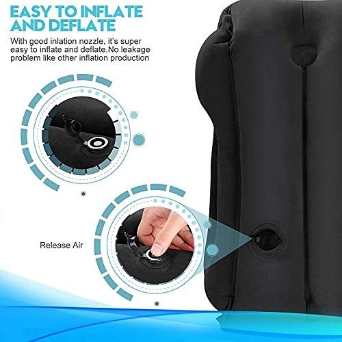 Almohada De Viaje Inflable, Almohada De Cuello De Avión.