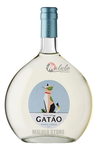 Vinho Gatão Branco Verde Cantil Doc 750ml