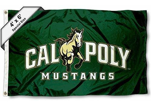 Cal Poly Mustangs 4 'x6' Bandera