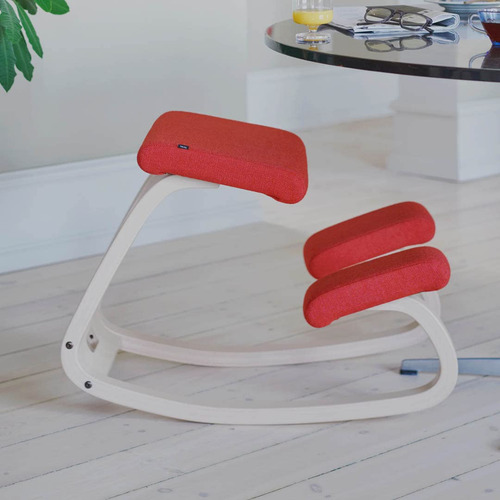 Silla De Escritorio Varier Variable-1000rev194nat Ergonómica Negra Y Natural