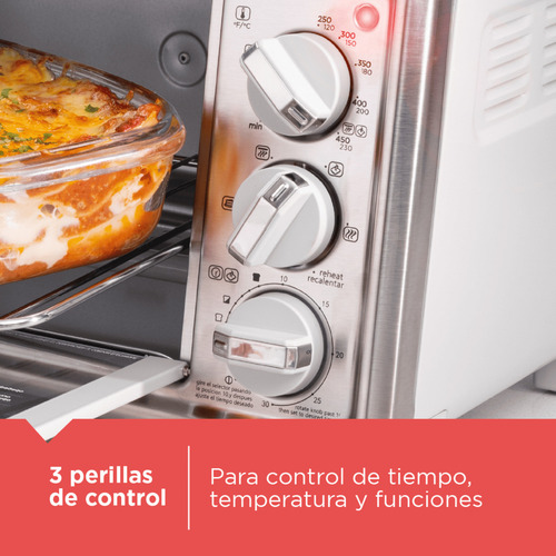 Horno Tostador Black+decker De 11 Litros, To4130-1sdla Color Plateado