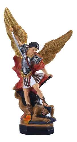 Estatua San Miguel Arcangel Derrotada Lucifer Trampl Demonio