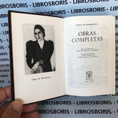 Juana De Ibarbourou - Obras Completas - Aguilar (Usado)