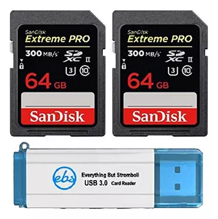 Tarjeta De Memoria Sandisk 64gb Sdxc Sd Extreme Pro Uhs-ii