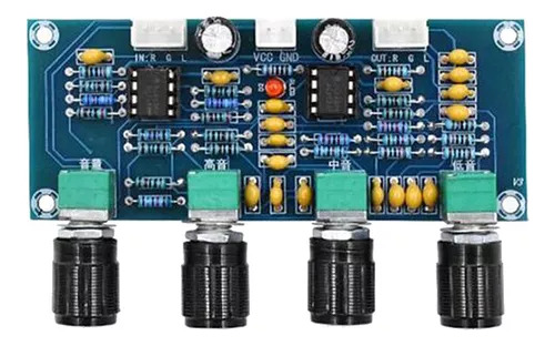 Placa Preamplificadora De Tono De Graves Agudos Ajustable Az