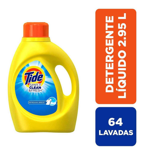 Detergente Líquido Tide Simply Clean 2.95l