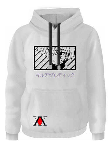 Hoodie Buzo Buso Anime Hunter X Hunter Killua Zoldyck