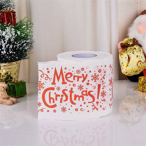 Servilleta De Papel En Rollo De Navidad En T, Papel De Color