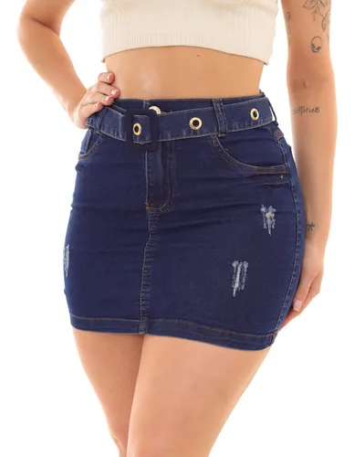 Saia jeans curta barata cheap