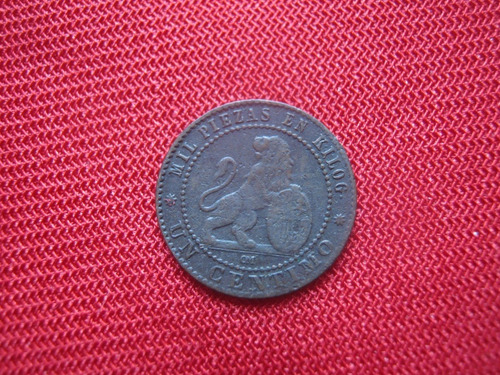 España 1 Céntimo 1870 (Usado)