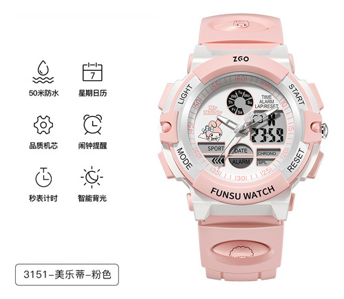 Reloj Digital Sanrio Cinnamoroll Para Mujer