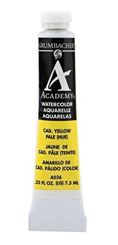 Grumbacher Academia Acuarela Paint, 7,5 Ml / 0,25 Onza, Amar