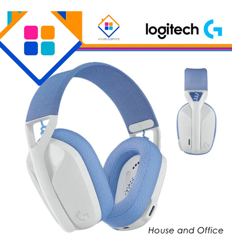 Auriculares Logitech G Gamer Inalámbricos Series G435 Blanco