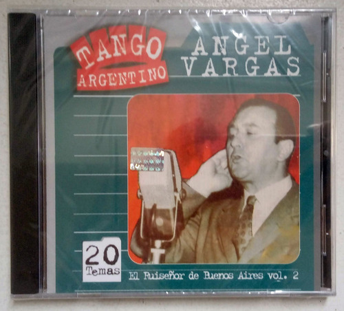 Angel Vargas El Ruiseñor De Bs As Vol 2 Cd Sellado Arg Kktus