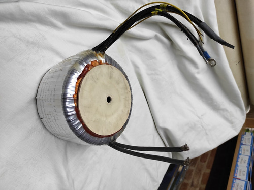Transformador Toroidal Tauscher 2x80v - 40v, 56 A - 2500 Va
