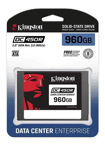 Imagem 2 de 3 de Hd Servidor Ssd 960gb Kingston Dc450r 2,5 Sedc450r/960g