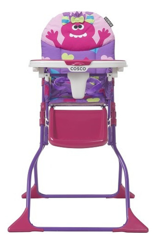 Cosco Simple Fold Deluxe High Chair, Monster Shelley