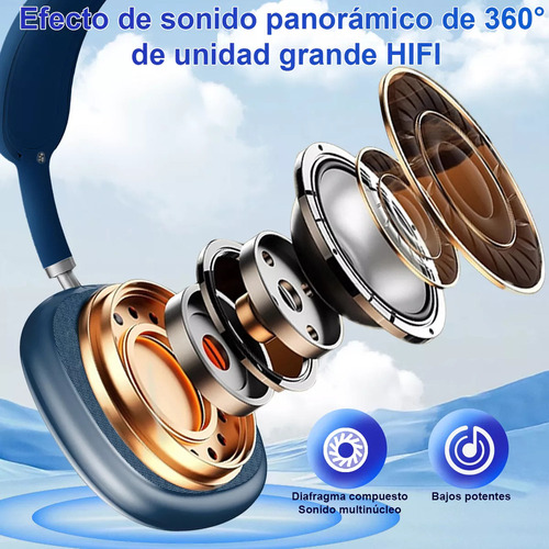 Y Auriculares Inalámbricos Diadema Bluetooth Con Micrófono
