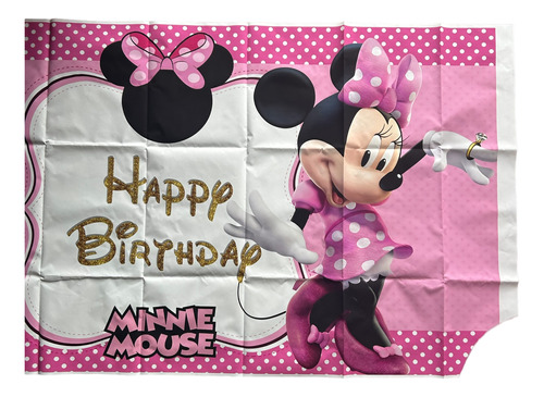 Telón Decorativo Fotos Minnie Mouse
