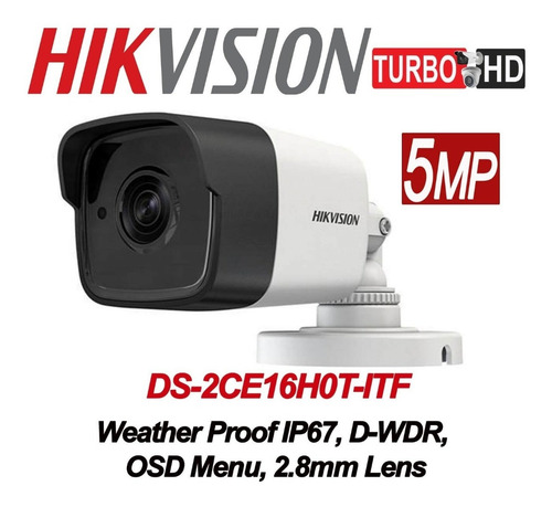 Imagen 1 de 5 de Camaras Hikvision 5mp 4k Tubo Domo Fijas Y Varifocal Segurid