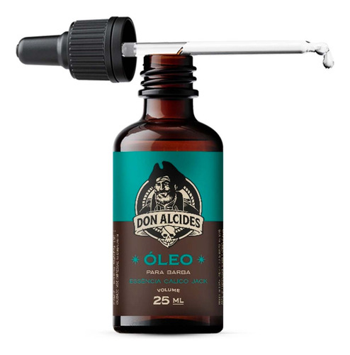 3x Óleo Barba Calico Jack Guaraná Vanilla Coffee Don Alcides Fragrância Kit