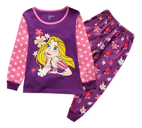 Conjuntos De Ropa De Dormir Para Niñas De Primavera Y Otoño
