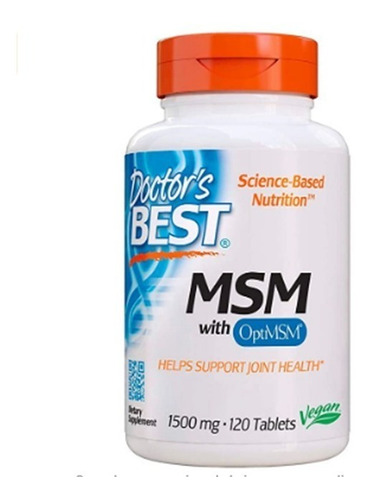 Suplemento Msm 1500 Mg Doctor's Best 120 Tabletas