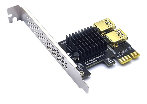 Tarjeta Elevadora Pci-e Pcie 1 A 2 Usb 3.0, Hub Multiplicado