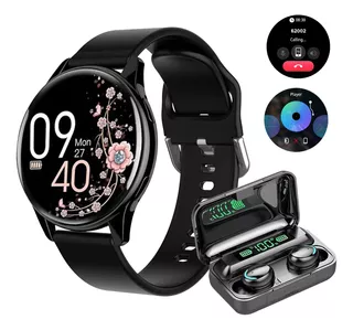 Reloj Inteligente Para Mujer Con Pulsera Deportiva Bluetooth