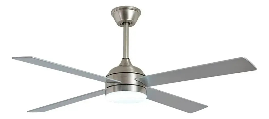 Ventilador de Techo Telefunken Plateado con Control Remoto y Luz LED