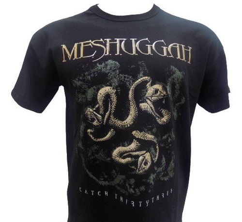 Remeras Meshuggah Catch Thirty-three Rockería Que Sea Rock 