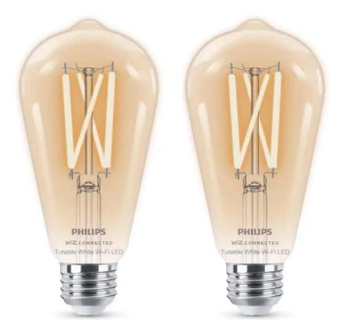 Bombilla Led Led Edison Clásica Clásica Ajustable St19 De 60