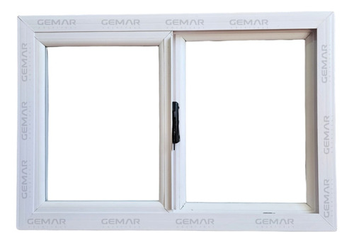 Ventana Gemar Pvc Corrediza 2 Hojas 80x40cm Eco Envio Gratis