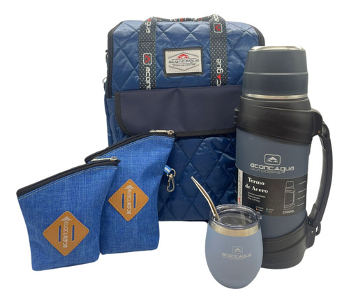 Set Completo 2l Aconcagua Matera Mochila Porta Notebook 