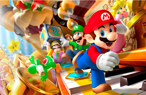 Imagem 2 de 2 de Quebra Cabeça Personalizado Mario Party 300 Peças