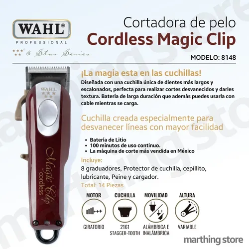 Máquina Cortar Cabello MAGIC CLIP