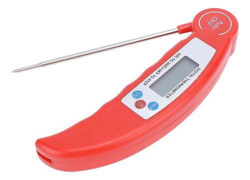 Sonda Digital Roja Roja De Temperatura De Alimentos Para Car