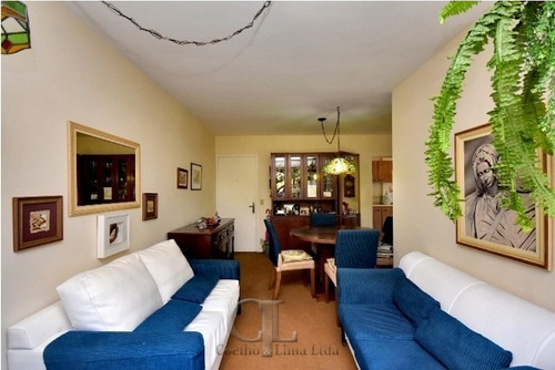 Imagem 3 de 15 de Higienopolis - Apartamento Espaçoso Com 02 Vagas! - 3202-1