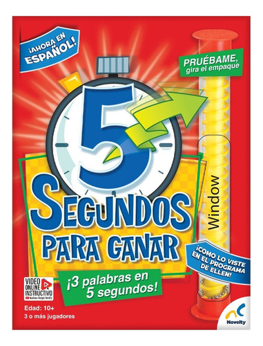 Juego De Mesa Novelty 5 Segundos Para Ganar +10