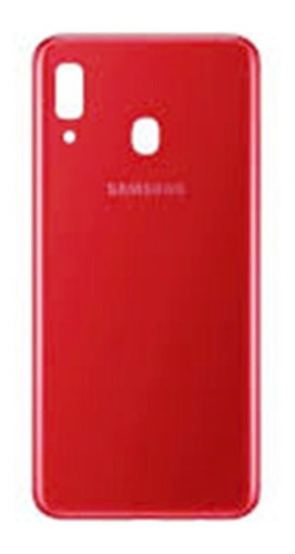 Tapa De Bateria Samsung A20 Rojo Nueva Excelente Calidad 