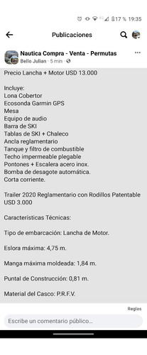 Imagen 14 de 15 de Tango 470 Y Motro Yamaha